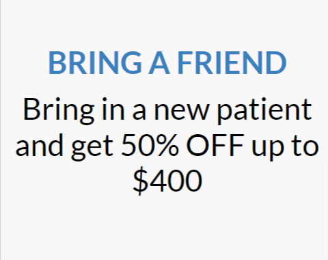 BRING A FRIEND – Get 50% OFF up to $400