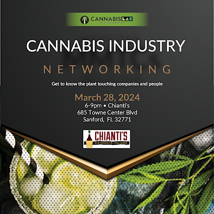Greater ORLANDO Area Cannabis Business Networking at Chianti's Sanford