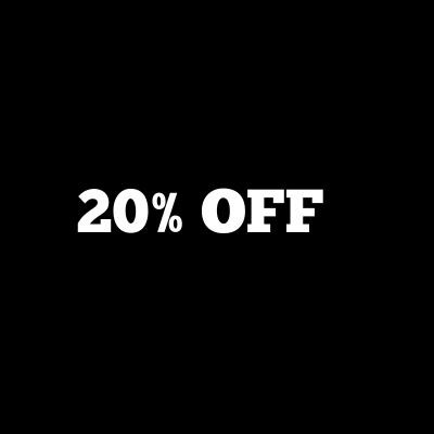 20% OFF for New Customers !!!