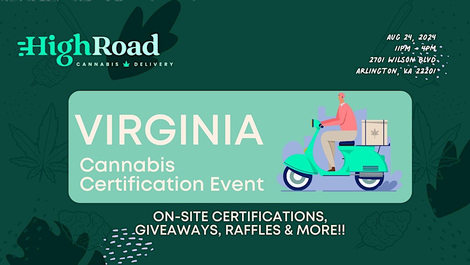 Arlington Cannabis Certification Event! By High Road Delivery