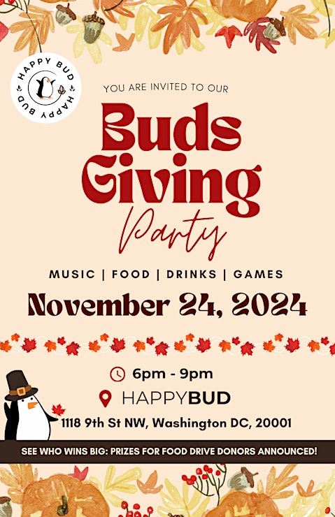 Budsgiving Party