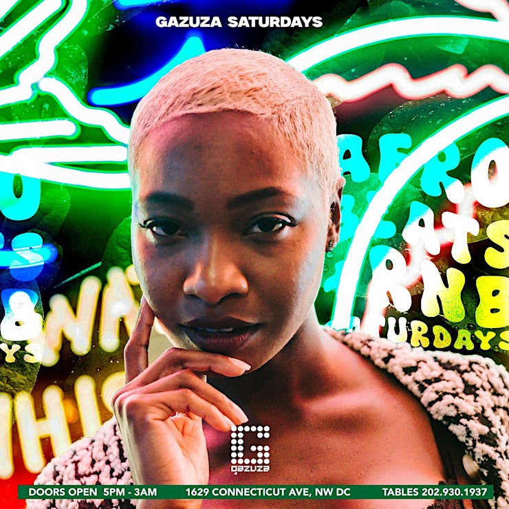 Afrobeats + RnB Saturdays at Gazuza!