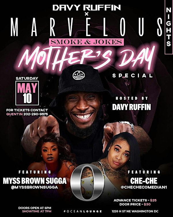 Mothers Day “SMOKE & JOKE” Comedy Special